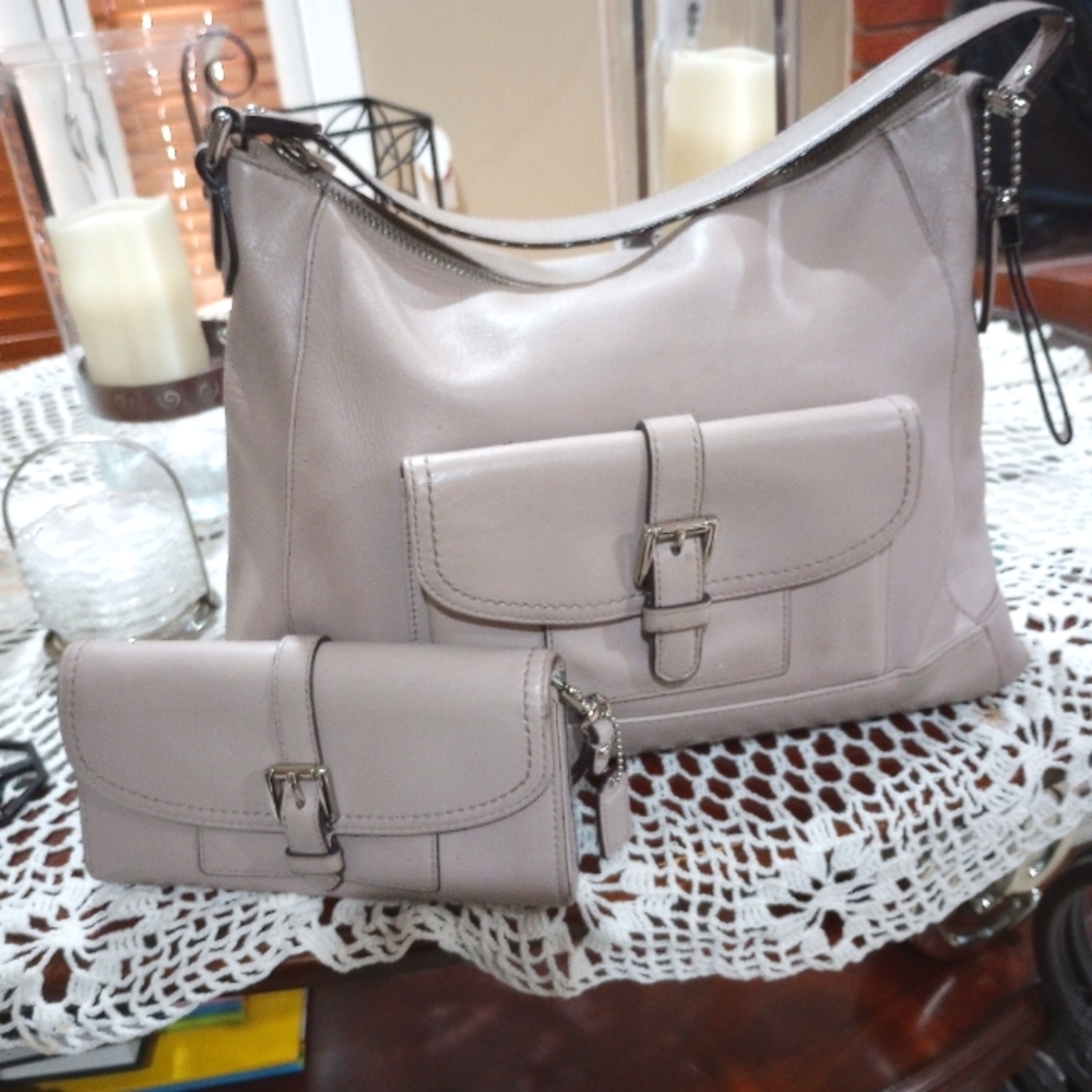 Coach handbag and wallet